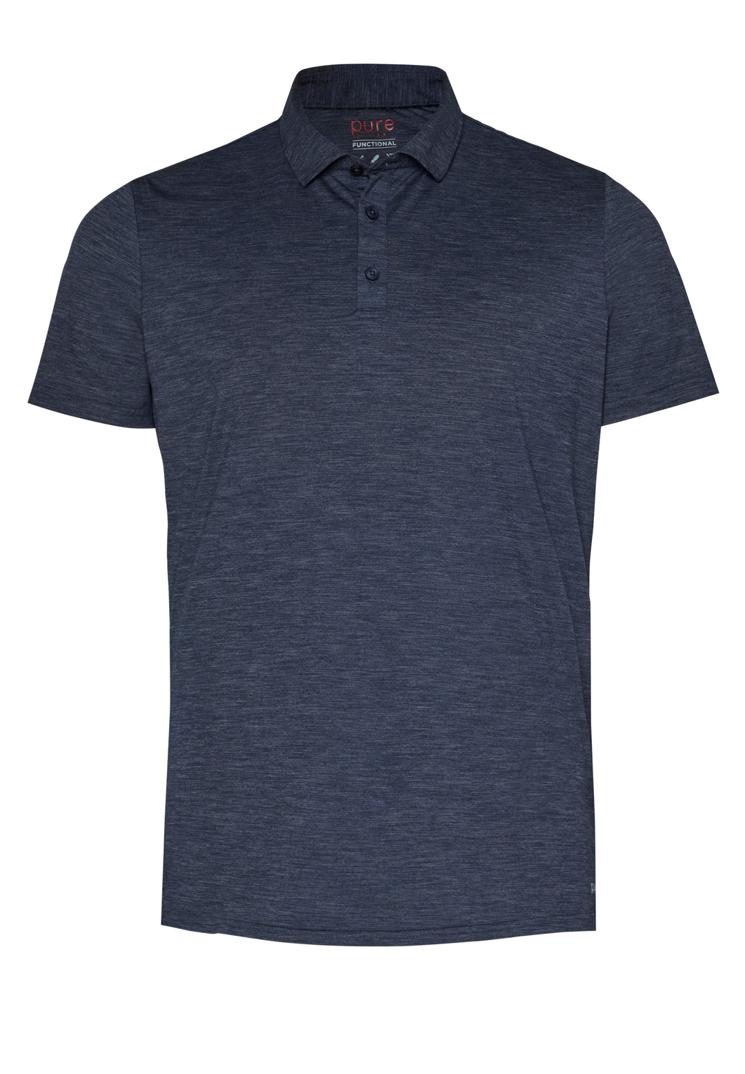 E11320-92930 Pure Functional Polo slim fit Halbarm 130 uni marine