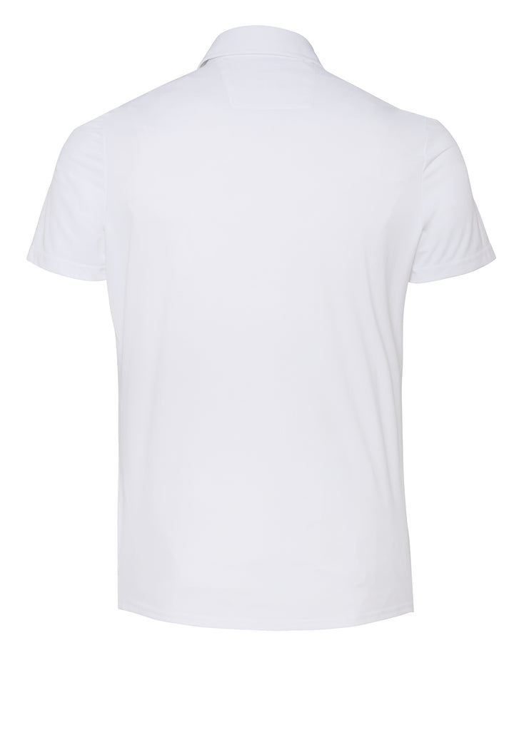 E11321-92930 Pure Functional Polo slim fit Halbarm 900 uni weiß
