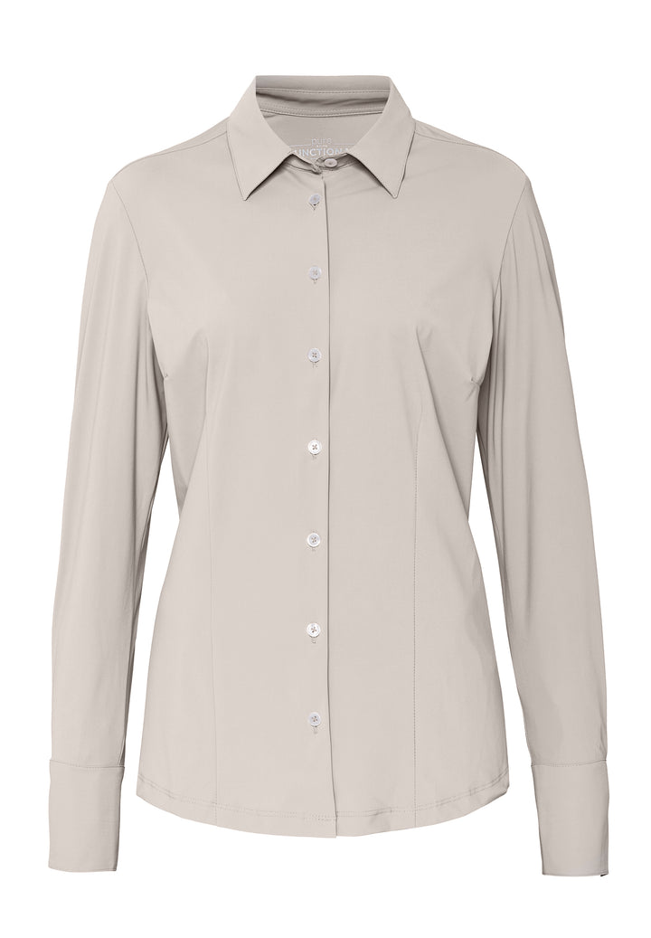 E11350-91910 - Functional Bluse slim fit - beige