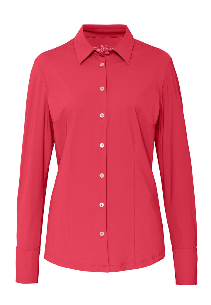 E11350-91910 - Functional Bluse slim fit - rot