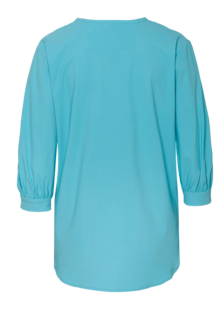 E11350-91919 PURE- Functional Bluse Langarm 141 uni aqua