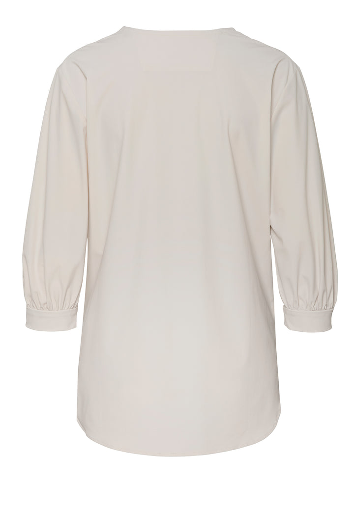E11350-91919 PURE- Functional Bluse Langarm 200 uni ecru