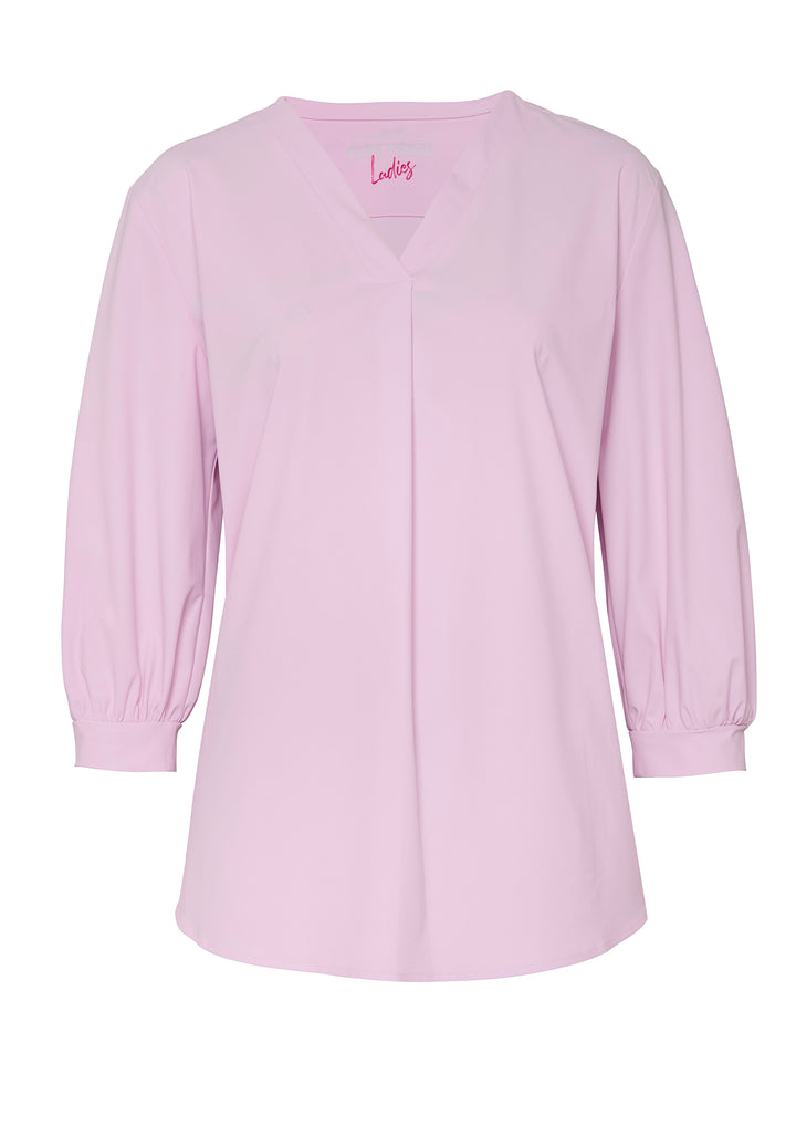 E11350-91919 PURE- Functional Bluse Langarm 340 uni rosa