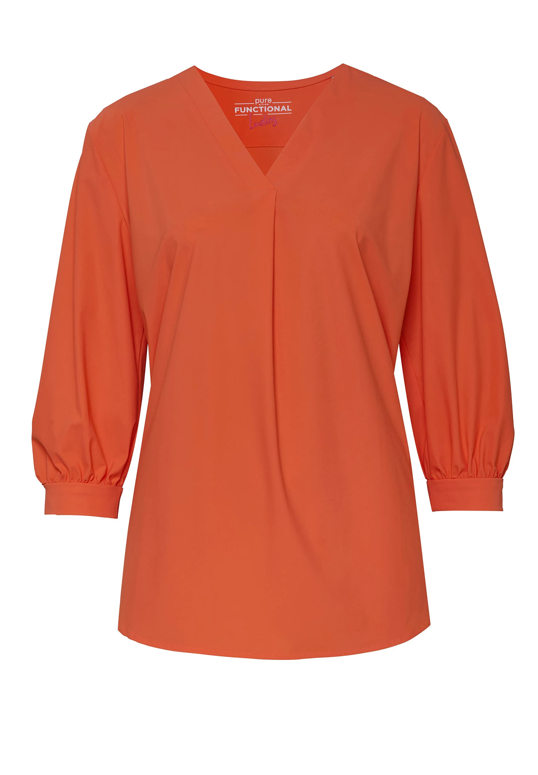 E11350-91919 PURE- Functional Bluse Langarm 600 uni hellorange