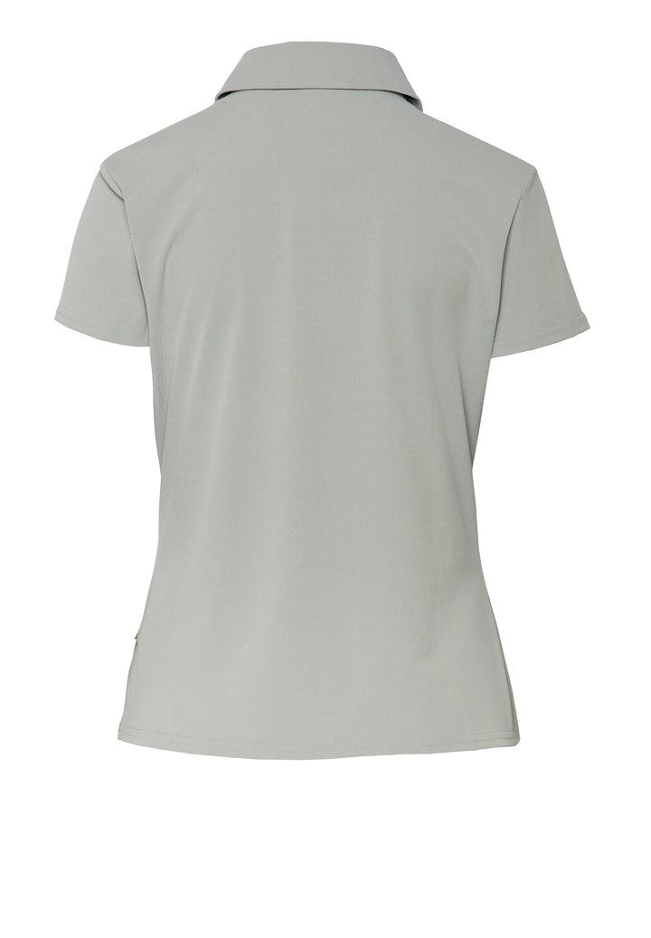 E11351-92917 Pure Functional Polo Damen slim fit Halbarm 400 uni hellgrün