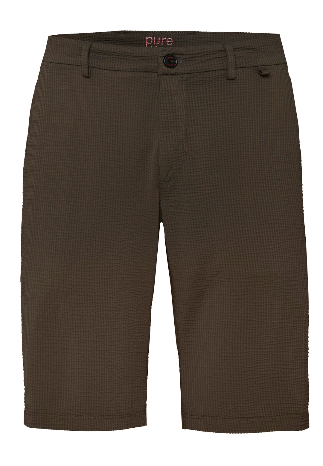 E11400-92975 - Functional Bermuda - grün für Herren mit funktionalem Schnitt und Gürtelschlaufen, ideal für Freizeit und Outdoor-Aktivitäten.