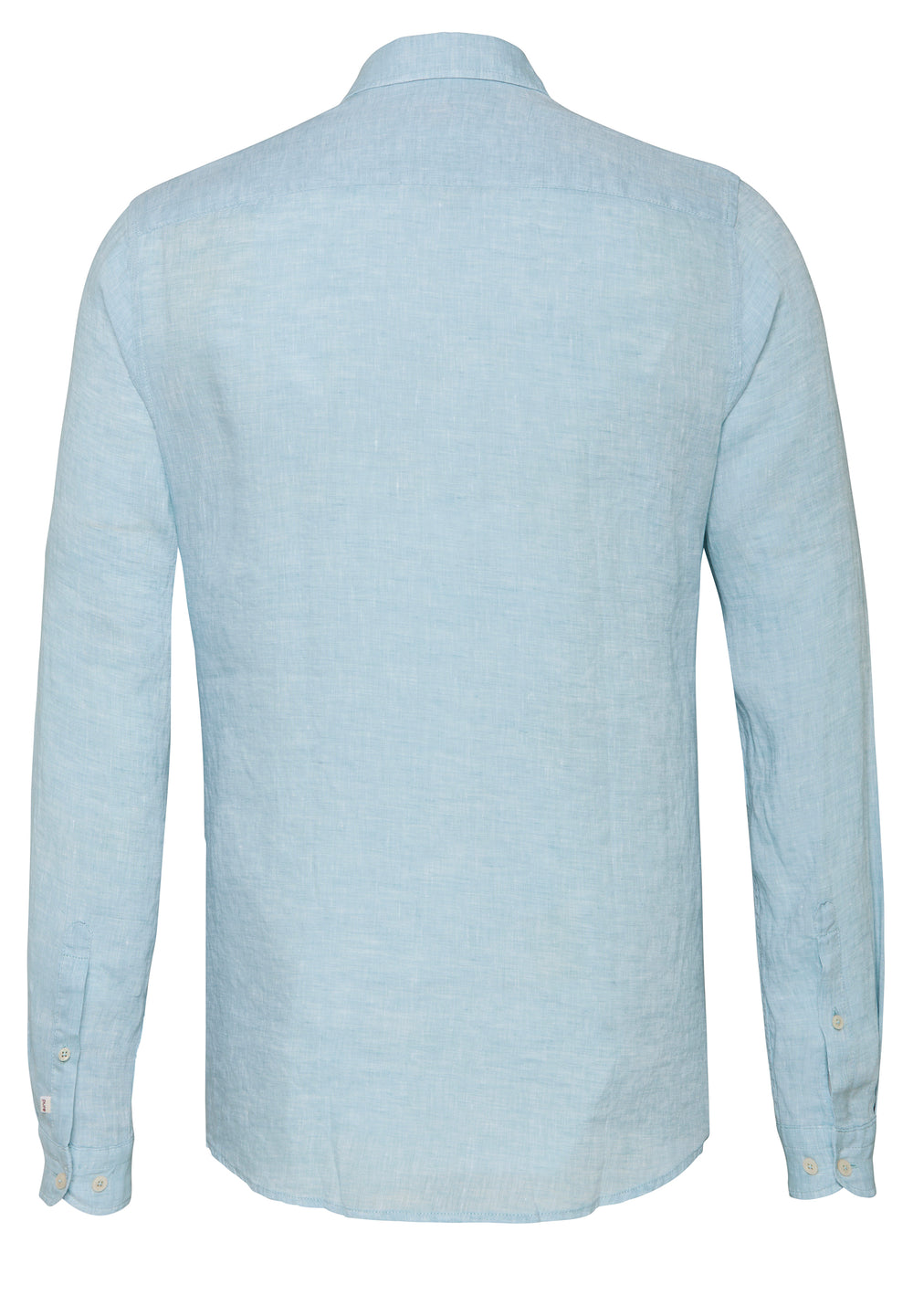 E11508-21110 PURE- Casual Hemd Langarm 140 uni aqua