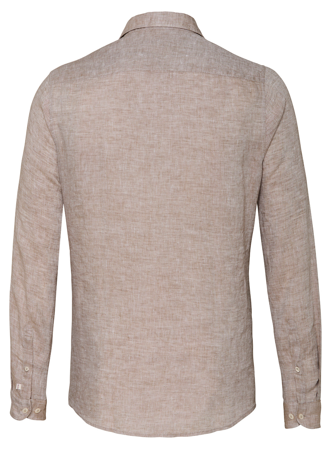 E11508-21110 PURE- Casual Hemd Langarm 210 uni beige