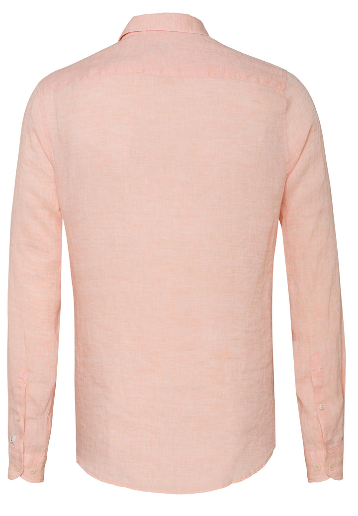 E11508-21110 PURE- Casual Hemd Langarm 600 uni hellorange