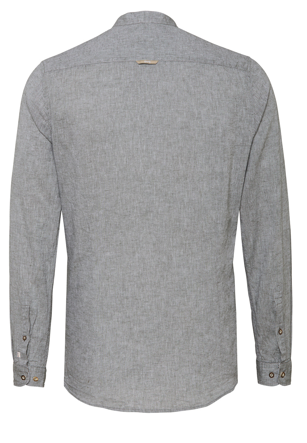 E12601-21698 PURE Tracht Hemd slim fit Langarm 432 uni oliv