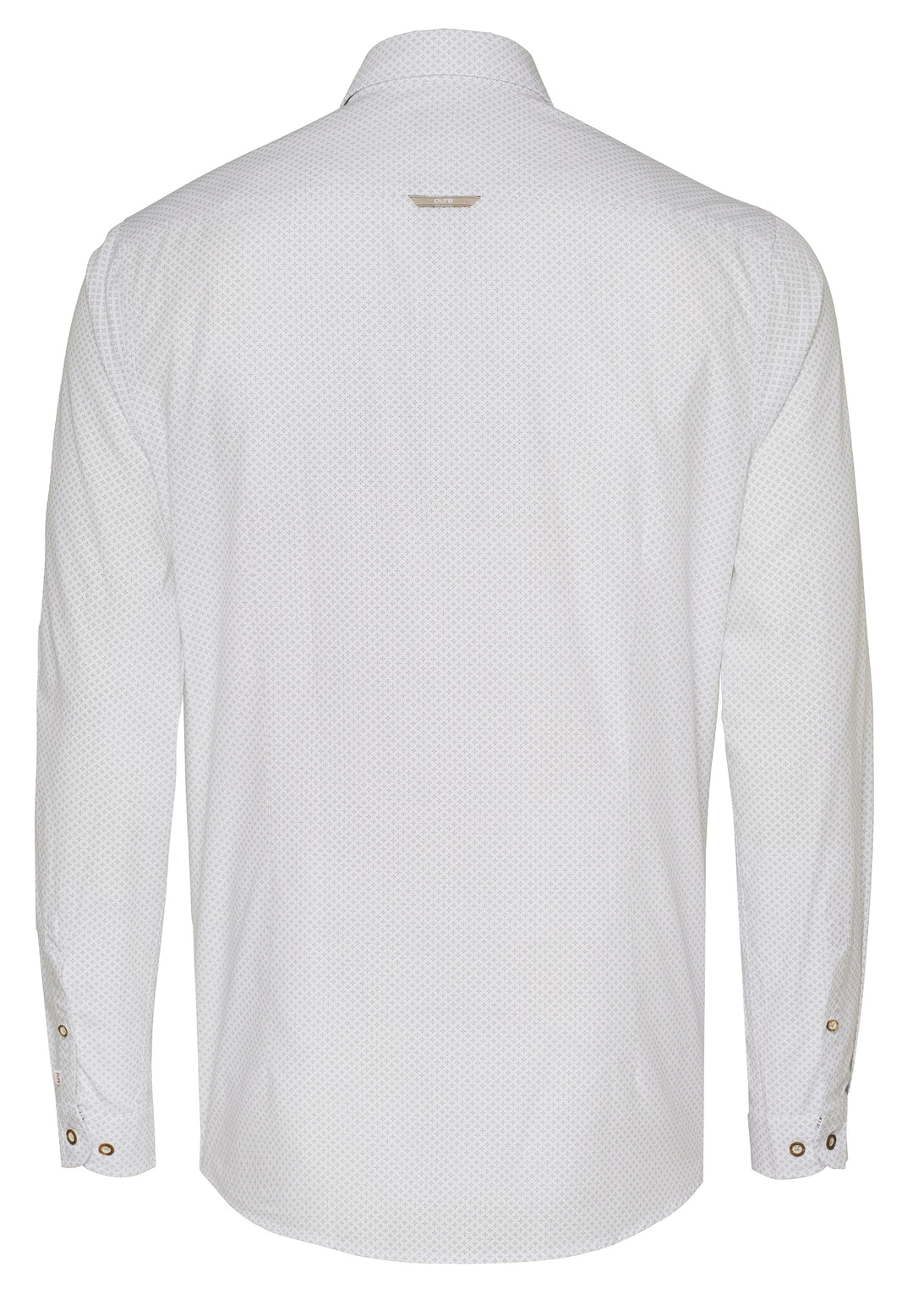 E12605-21197 PURE Tracht Hemd slim fit Langarm 473 druck grün