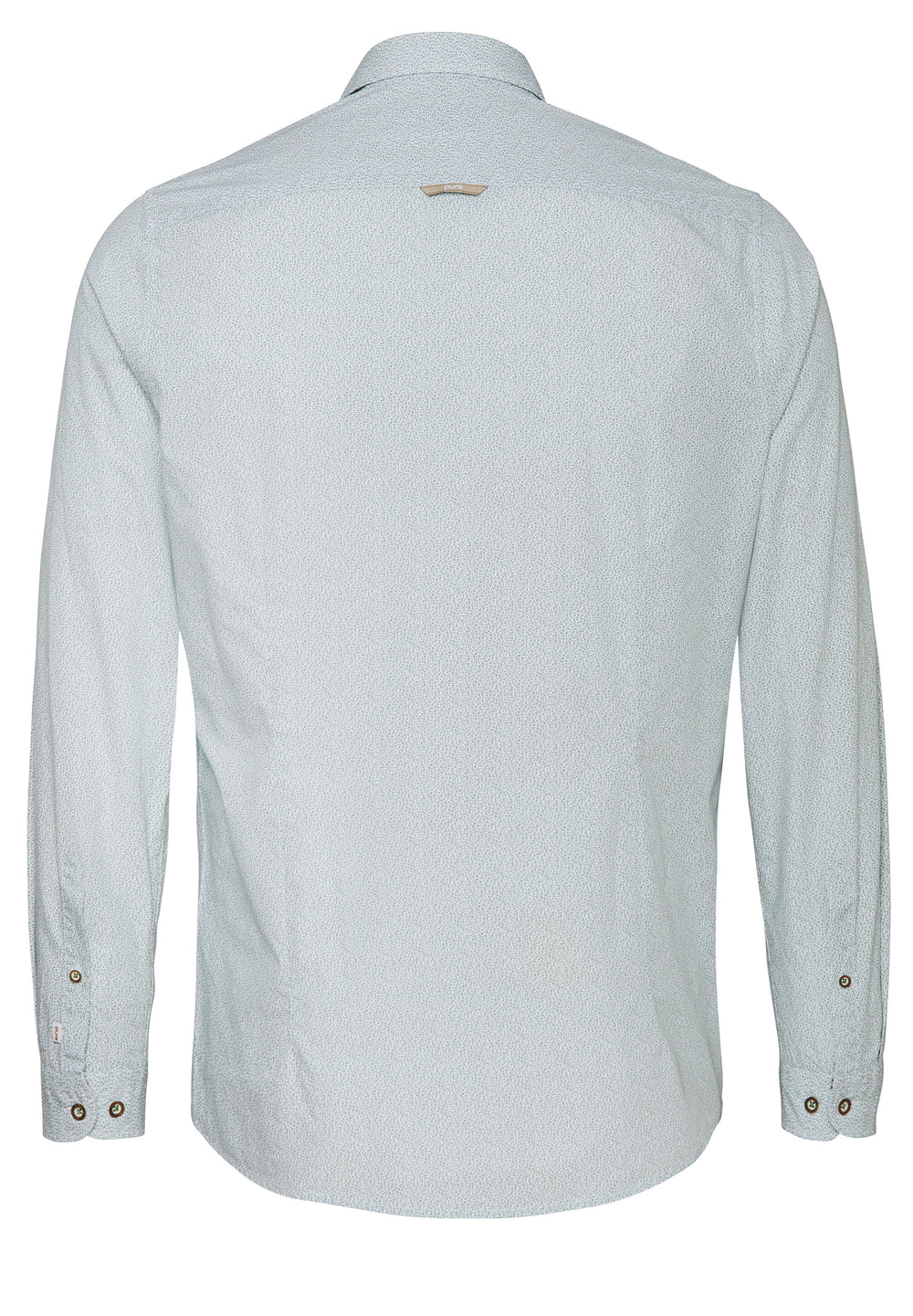 E12615-21197 PURE Tracht Hemd slim fit Langarm 473 druck grün