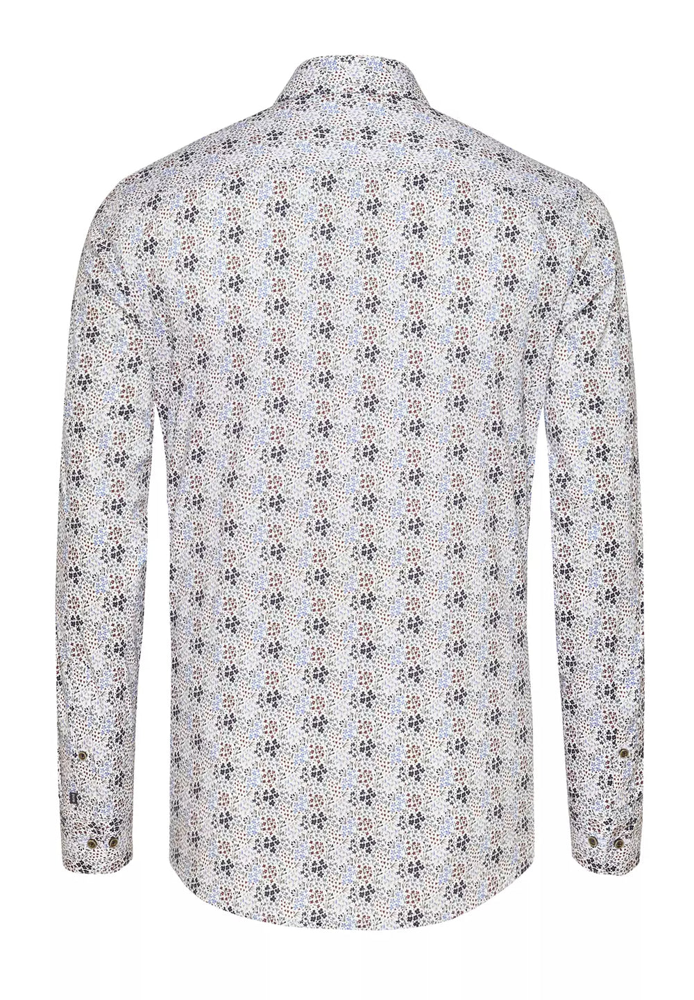 E21059-21102 PURE- FLXBL Hemd Langarm 173 druck mittelblau