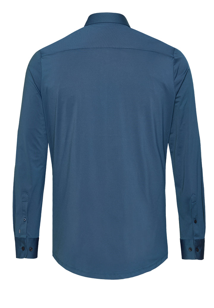 E21300-21750 PURE- Functional Hemd Langarm 148 uni petrol