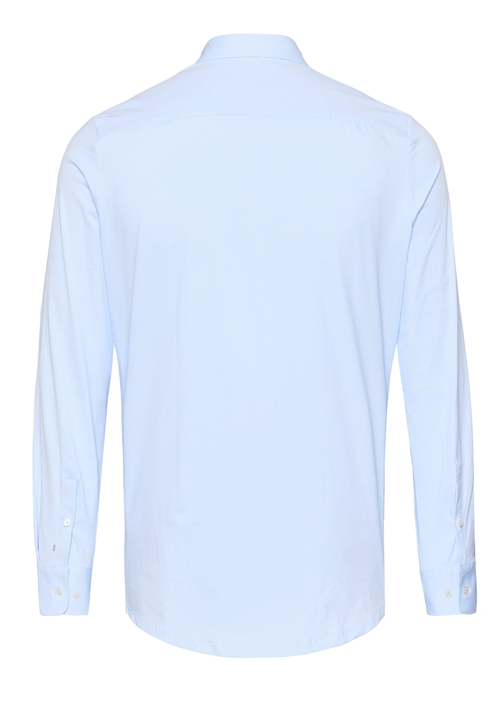E21306-21742 PURE- Functional Hemd Langarm 160 streifen hellblau
