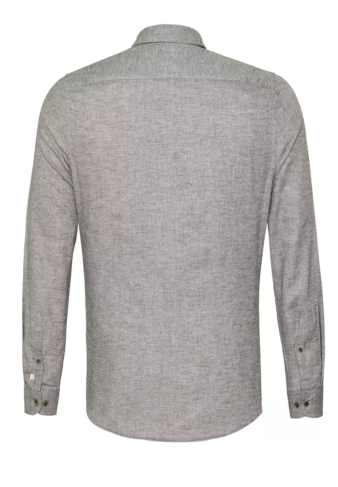 E21500-51202 PURE- Casual Hemd Langarm 710 uni grau