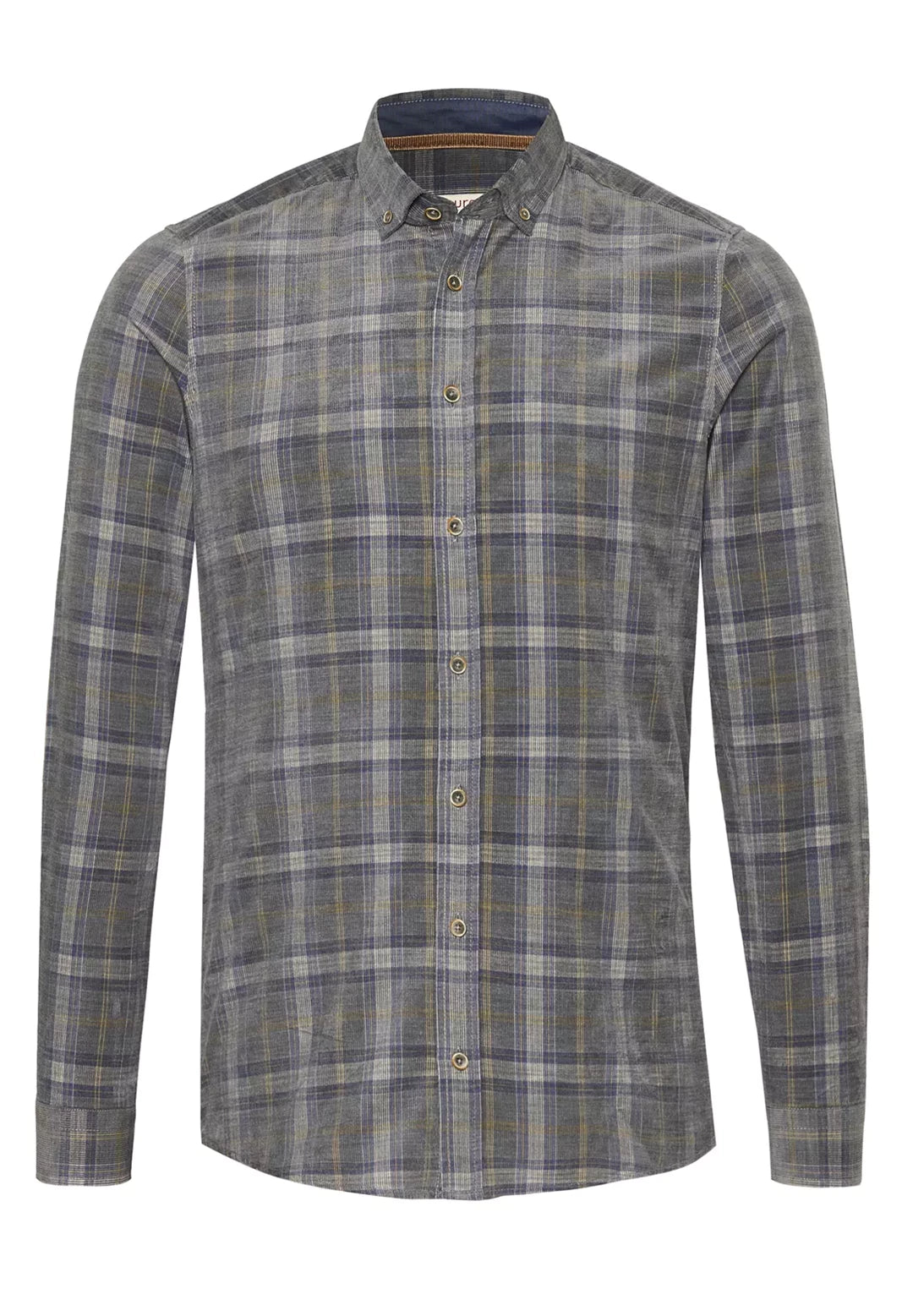 E21512-51201 PURE- Casual Hemd Langarm 753 karo grau