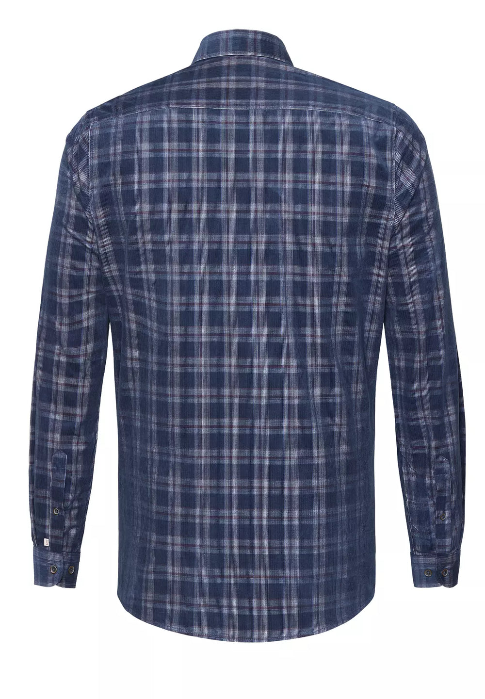 E21522-51201 PURE- Casual Hemd Langarm 156 karo dunkelblau