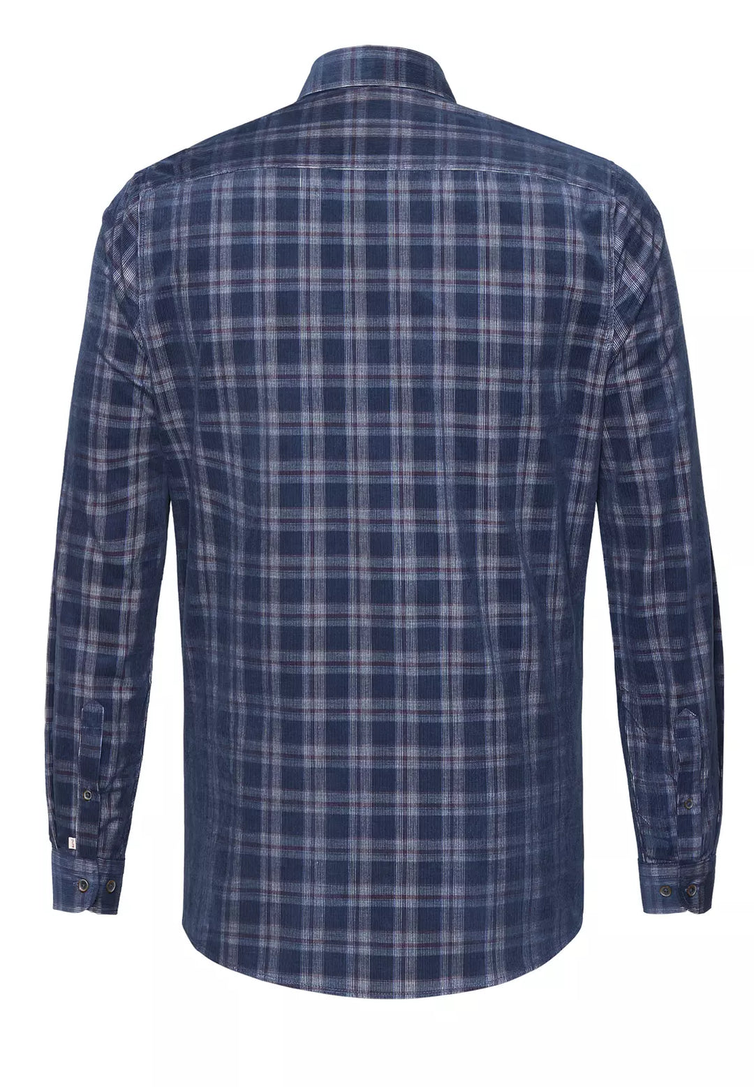 E21522-51201 PURE- Casual Hemd Langarm 156 karo dunkelblau