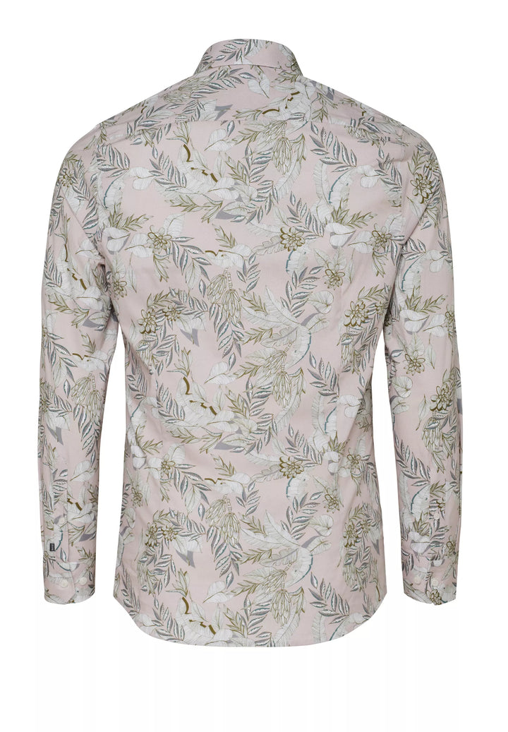 E31016-21706 PURE- City Hemd slim fit Langarm 390 druck rosa