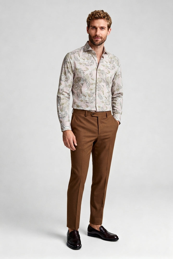 E31016-21706 - City Hemd slim fit - rosa