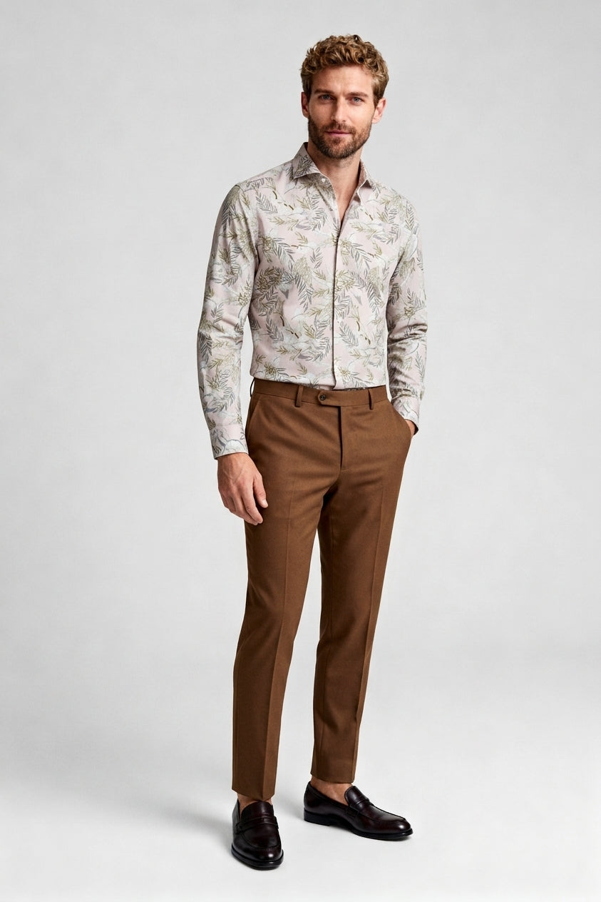 E31016-21706 - City Hemd slim fit - rosa