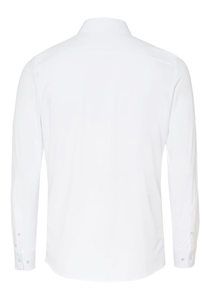 E31301-21741 PURE- Functional Hemd Langarm 900 uni weiß