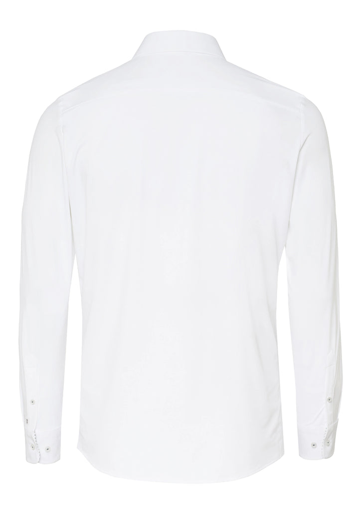 E31301-21741 PURE- Functional Hemd Langarm 902 uni weiß