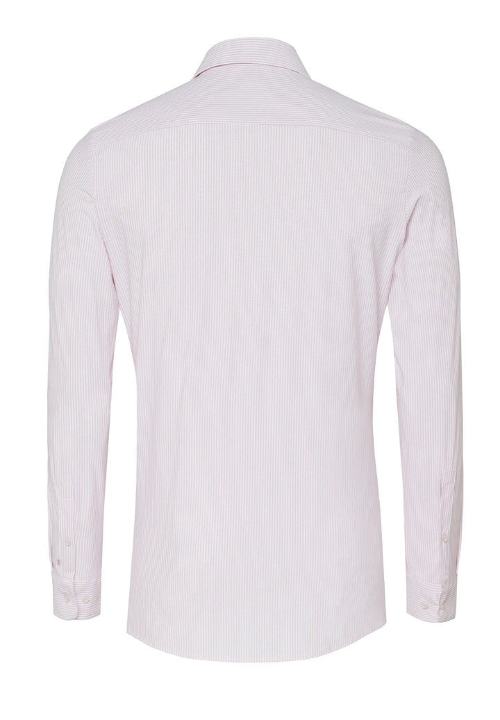 E31302-21742 PURE- Functional Hemd Langarm 388 streifen rosa