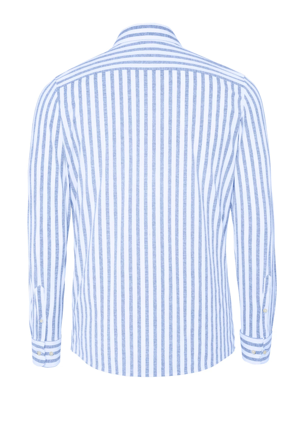 E31312-21742 PURE- Functional Hemd Langarm 160 streifen hellblau