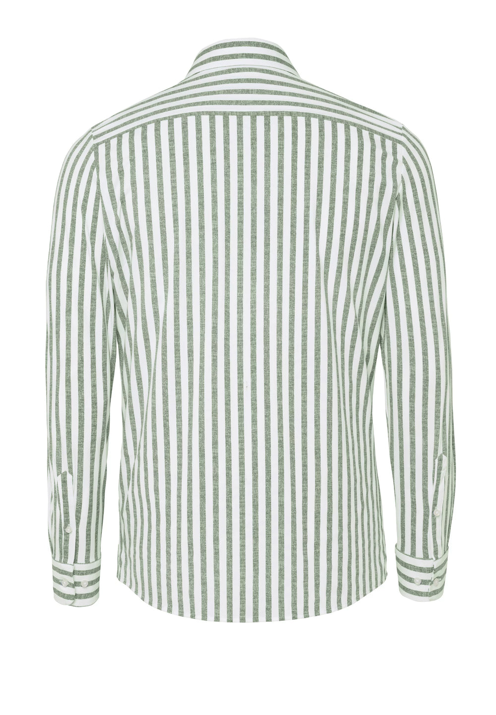 E31312-21742 PURE- Functional Hemd Langarm 463 streifen grün