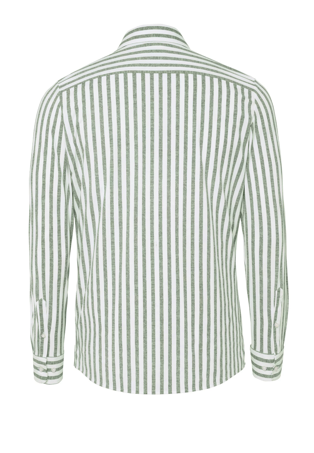 E31312-21742 PURE- Functional Hemd Langarm 463 streifen grün