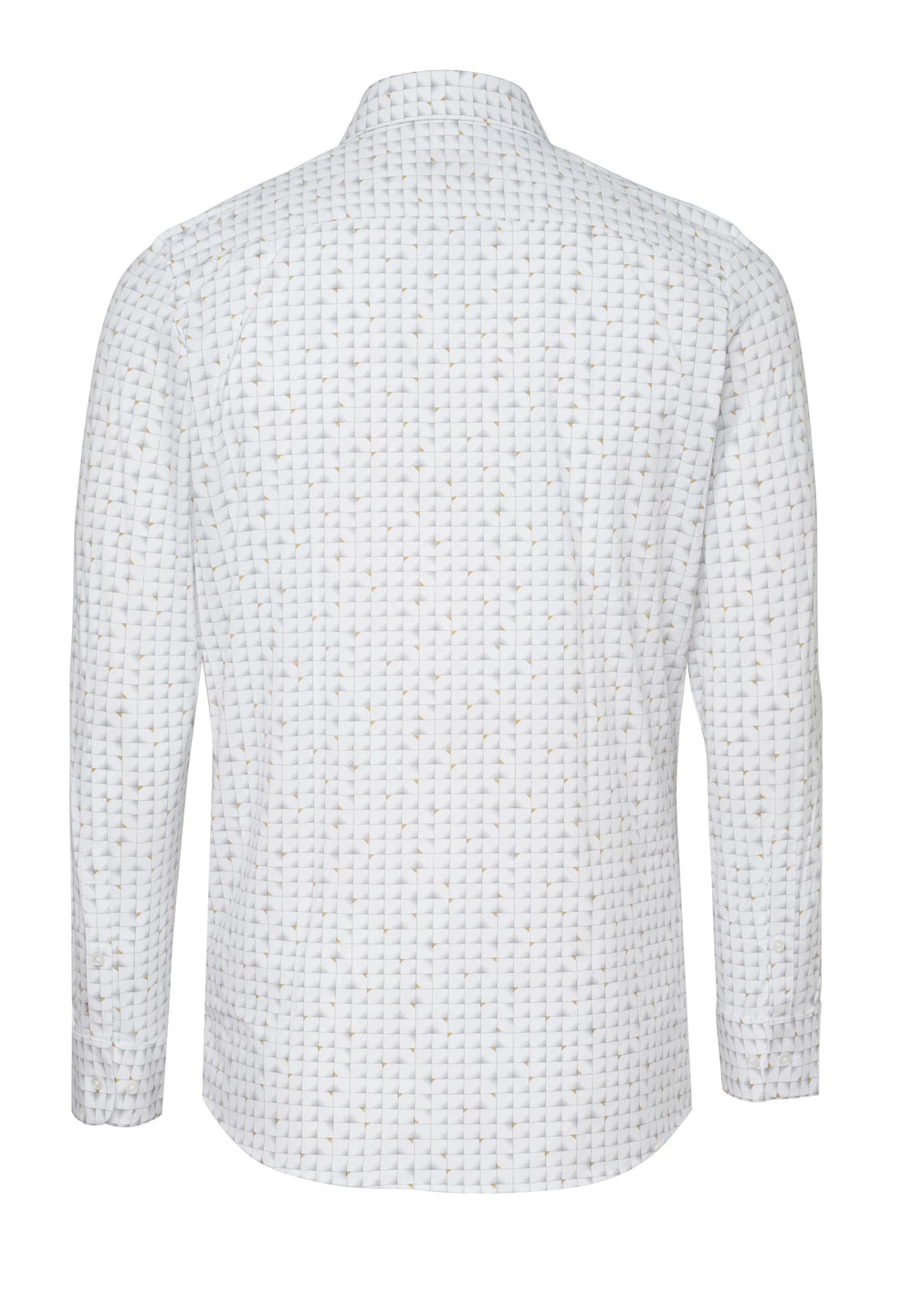 E31313-21742 PURE- Functional Hemd Langarm 273 druck beige