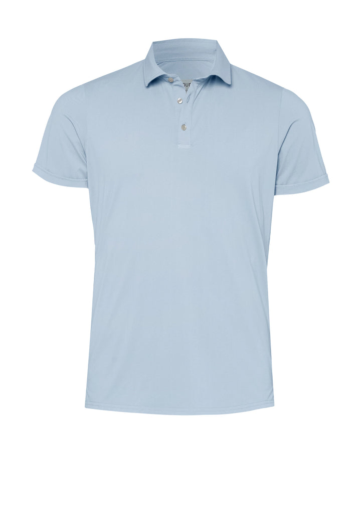 E31320-92930 Pure Functional Polo slim fit Halbarm 100 uni hellblau