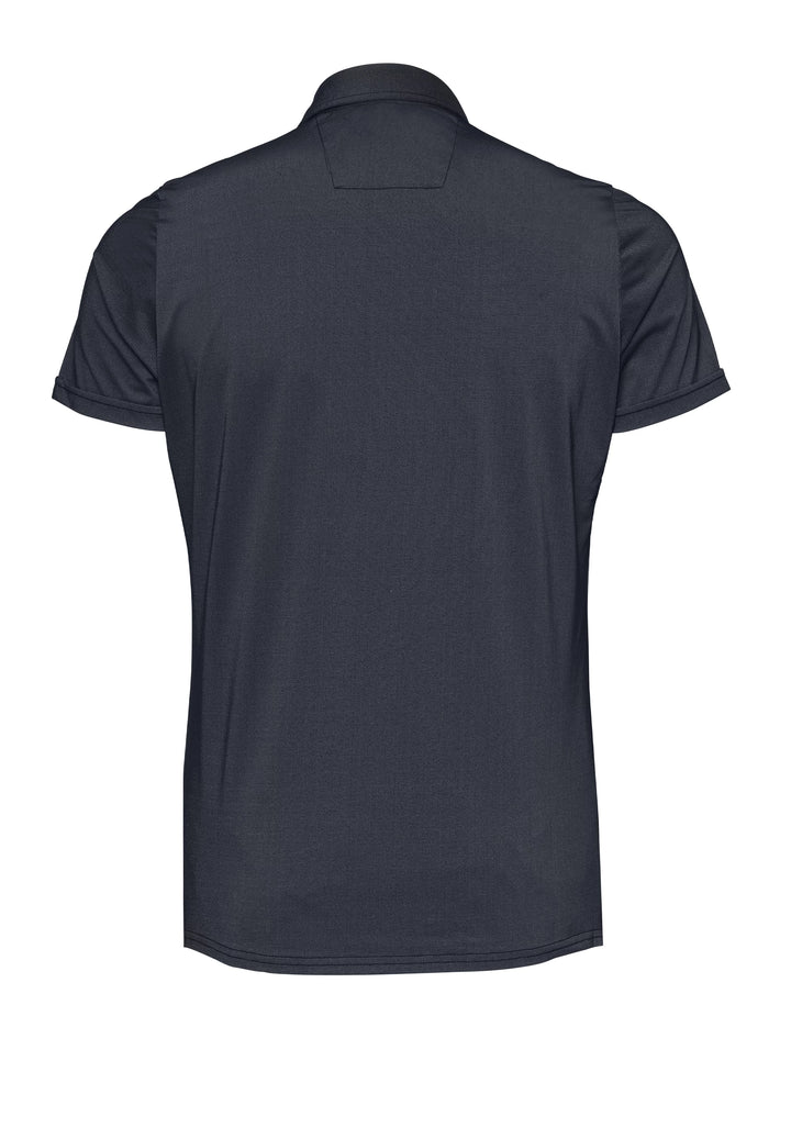 E31320-92930 Pure Functional Polo slim fit Halbarm 130 uni marine