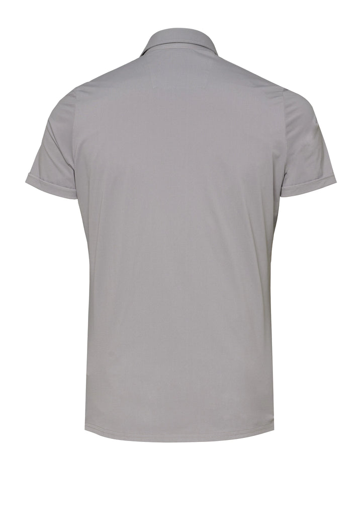 E31320-92930 Pure Functional Polo slim fit Halbarm 220 uni hellbraun