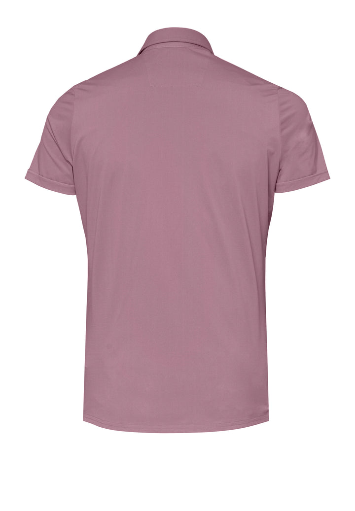 E31320-92930 Pure Functional Polo slim fit Halbarm 340 uni rosa