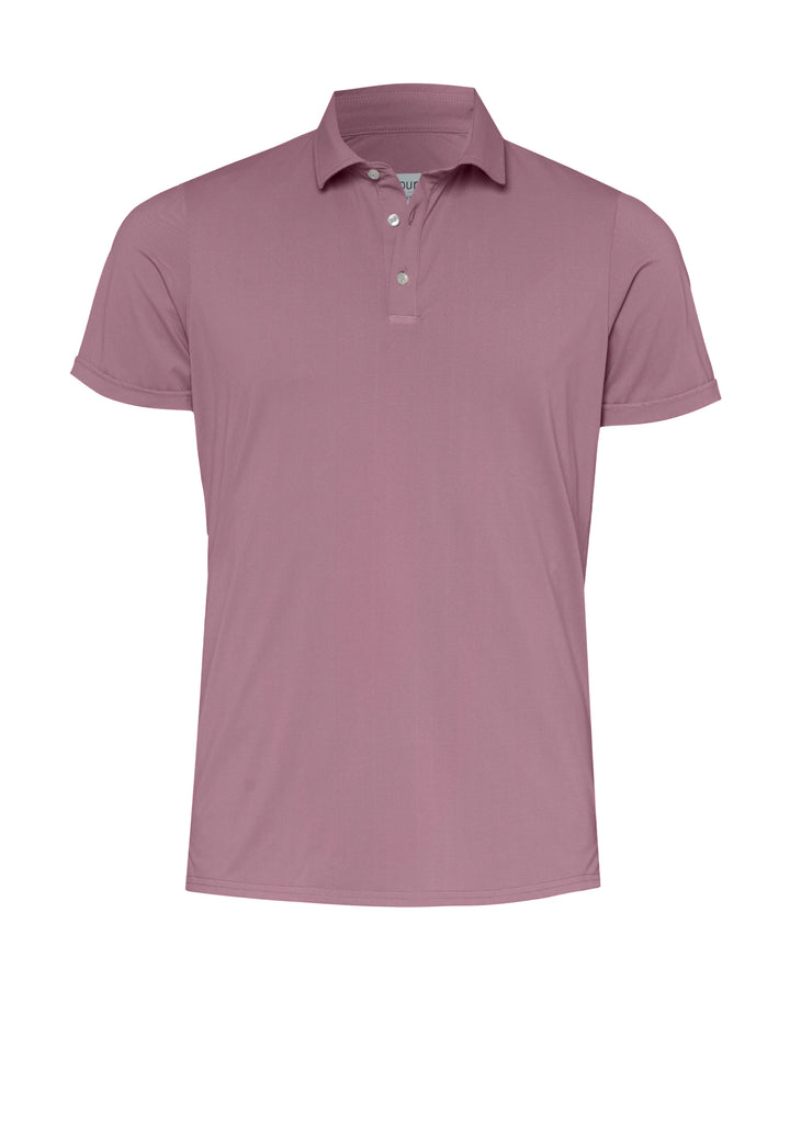 E31320-92930 Pure Functional Polo slim fit Halbarm 340 uni rosa