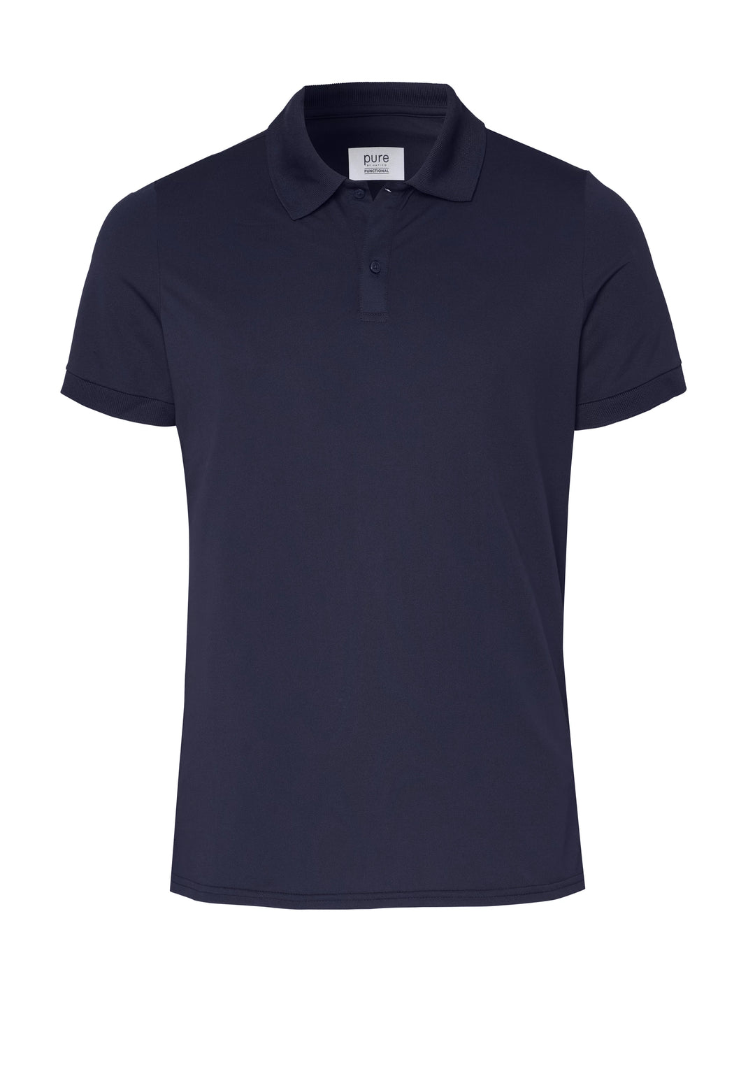 E31321-92933 Pure Functional Polo slim fit Halbarm 130 uni marine