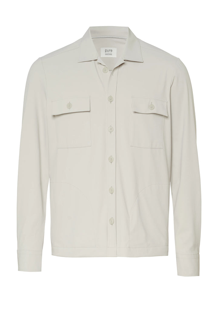 E31325-21940 PURE- Functional Overshirt Langarm 205 uni sand