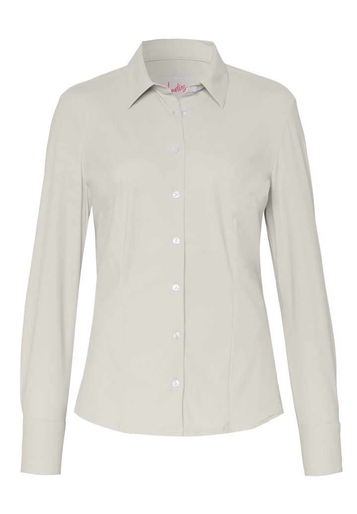 E31350-91910 - Functional Bluse slim fit - beige