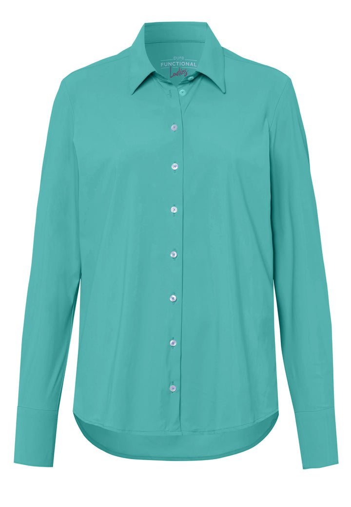 E31350-91911 - Functional Bluse modern fit - grün