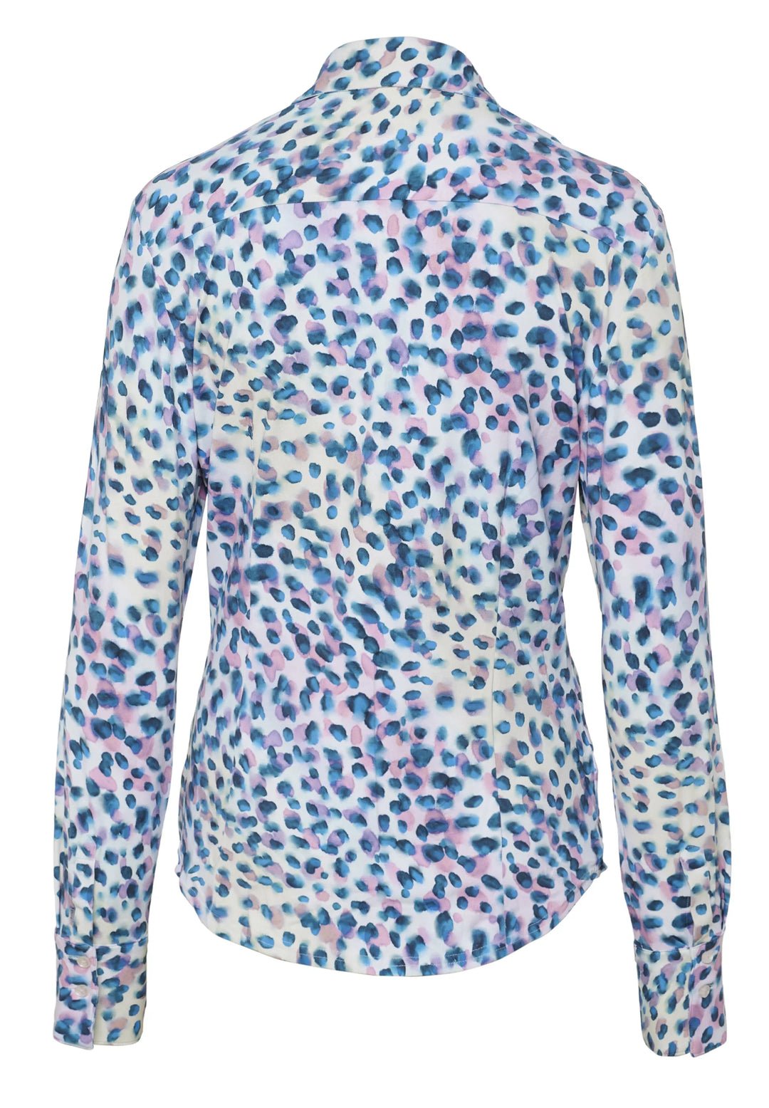 E31351-91910 PURE- Functional Bluse slim fit Langarm 985 druck multicolor