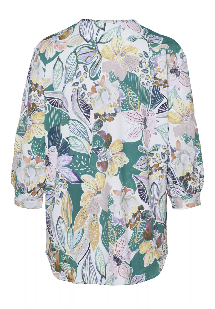 E31353-91919 PURE- Functional Bluse Langarm 985 druck multicolor