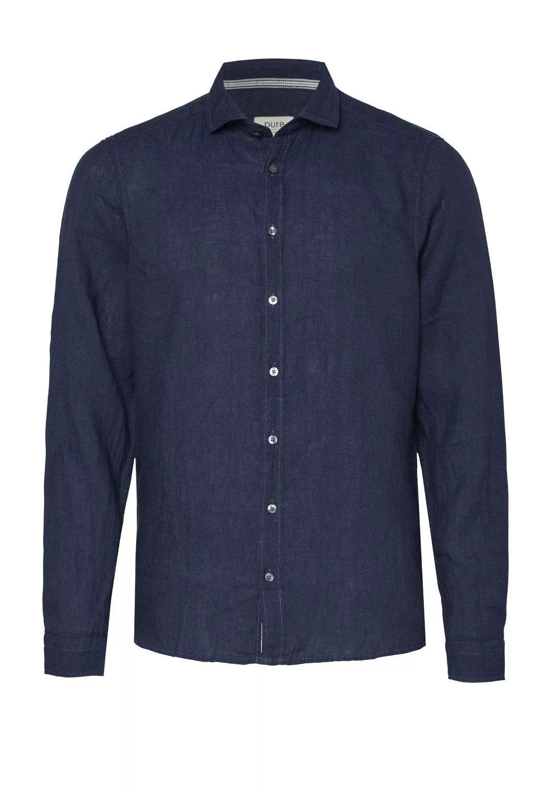 E31514-51707 PURE- Casual Hemd Langarm 130 uni marine