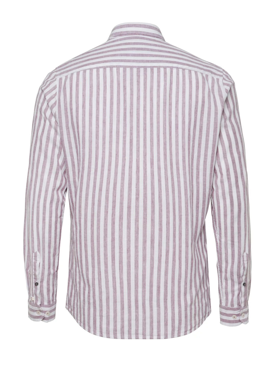 E31515-51701 PURE- Casual Hemd Langarm 868 streifen aubergine