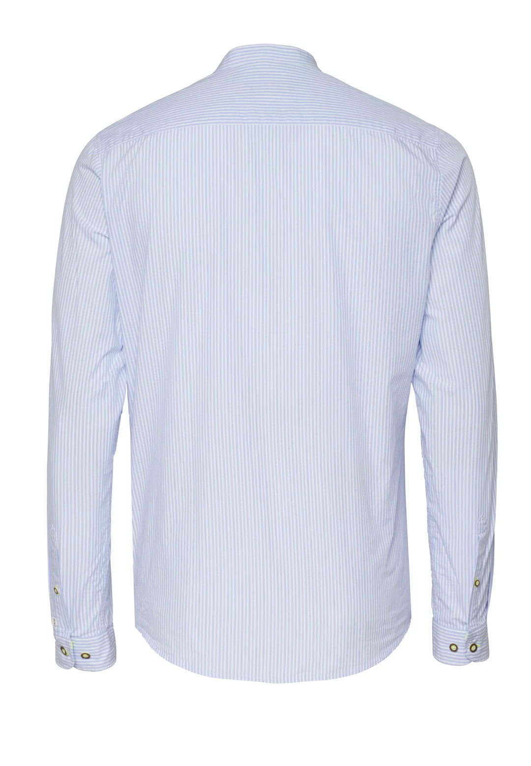 E32600-21698 PURE Tracht Hemd slim fit Langarm 163 streifen mittelblau