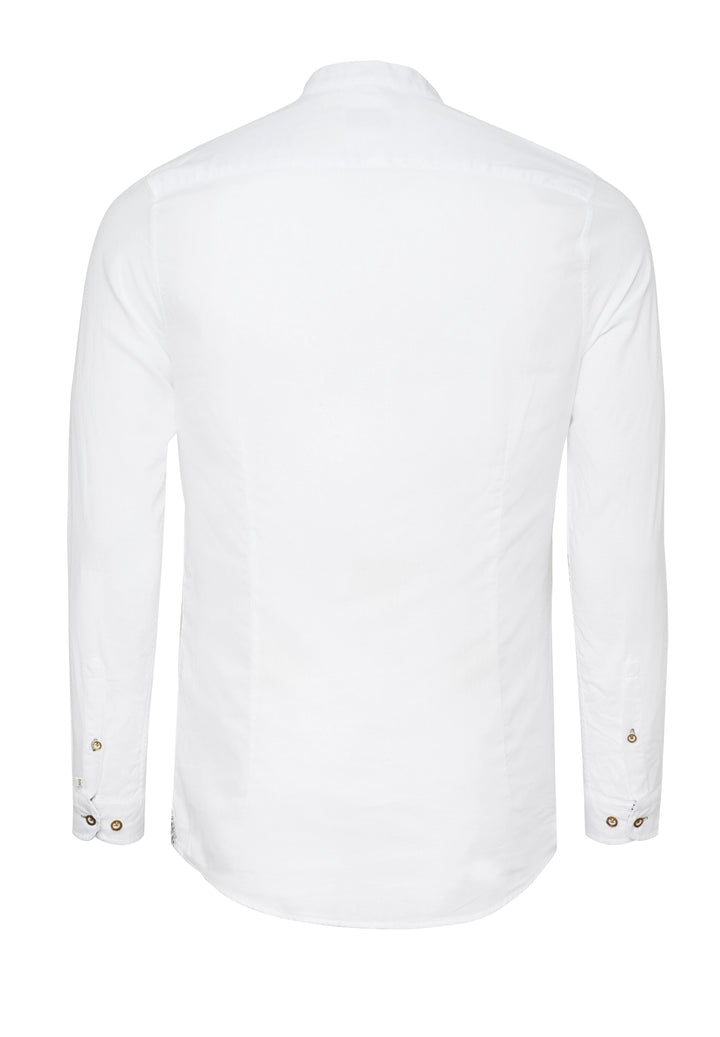 E32605-11696 PURE Hemd Tracht Modern Fit Langarm 900 uni weiß