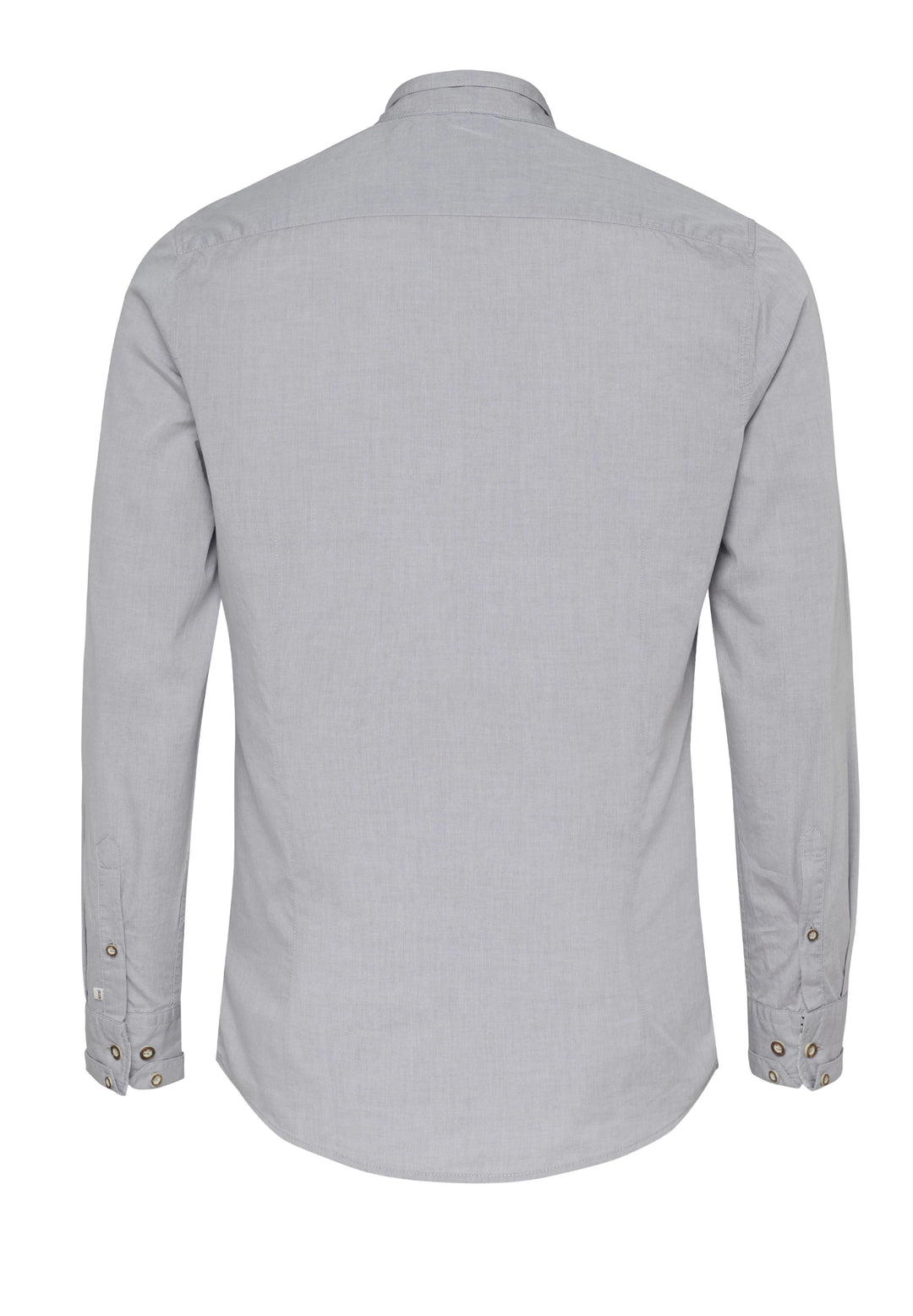 E32618-21688 PURE Tracht Hemd slim fit Langarm 710 uni grau