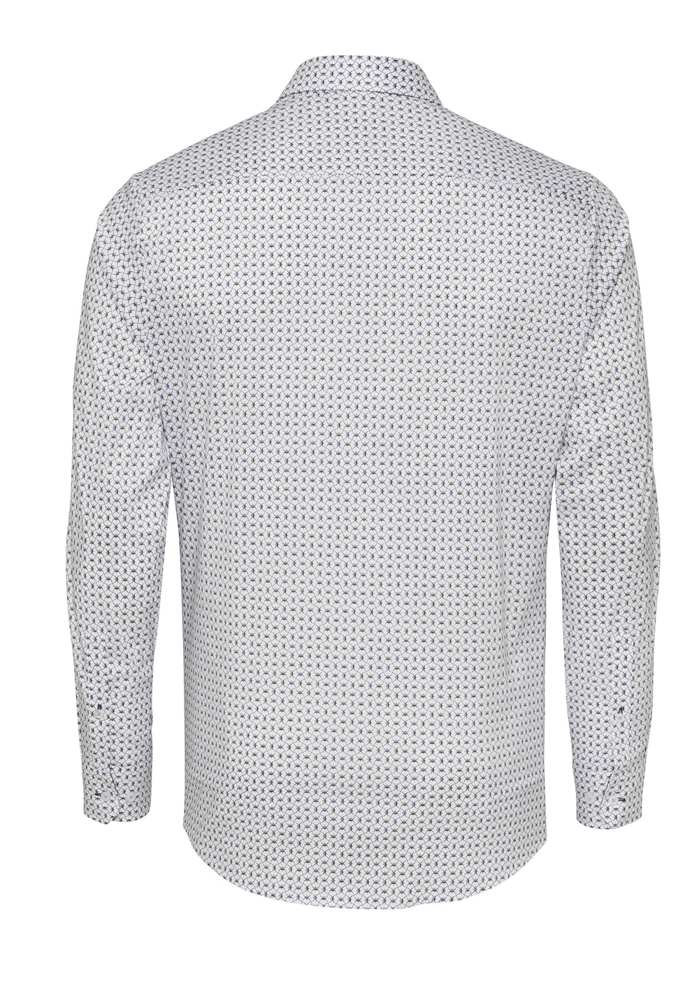 E41013-21705 PURE- Business Stretch Hemd slim fit Langarm 985 druck multicolor